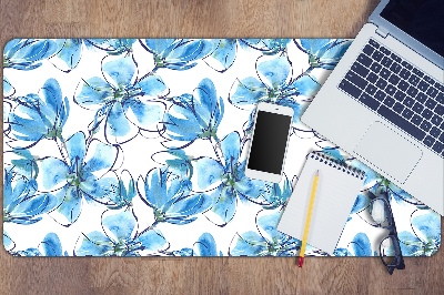 Desk pad flowers watercolors