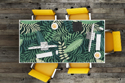 Full desk mat palm leaves