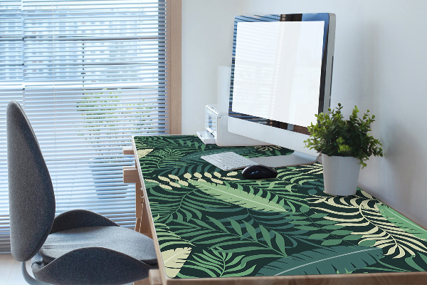 Full desk mat palm leaves