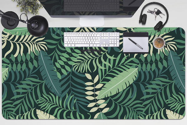 Full desk mat palm leaves