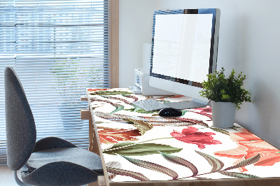 Full desk protector Plants and leaves