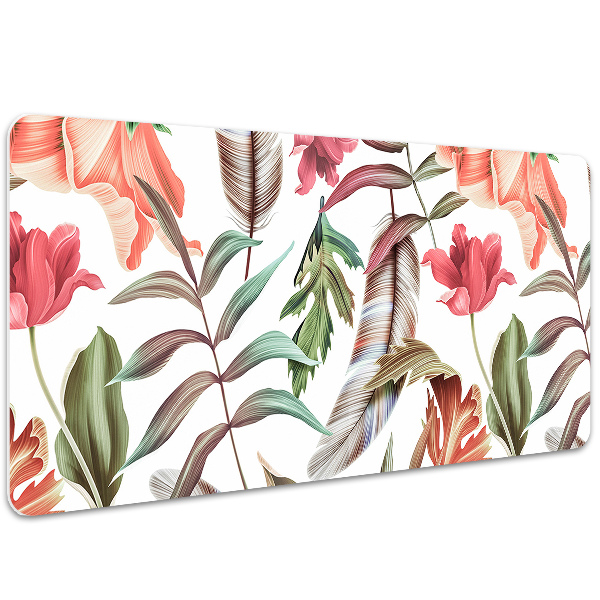 Full desk protector Plants and leaves