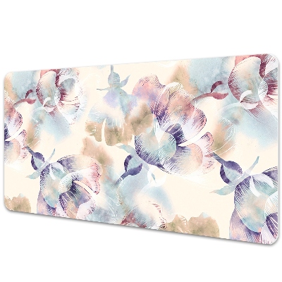 Large desk mat table protector floral Pattern