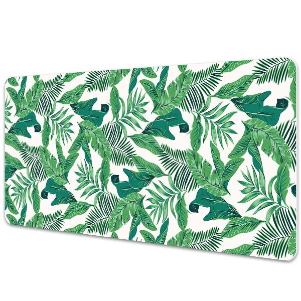 Desk pad tropical leaf