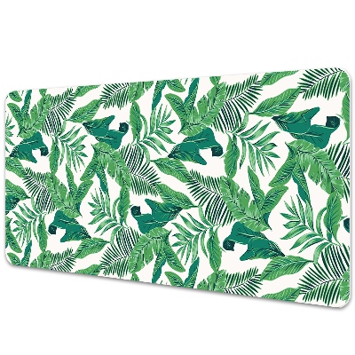 Desk pad tropical leaf