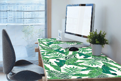 Desk pad tropical leaf