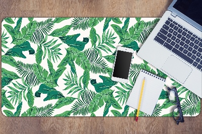 Desk pad tropical leaf