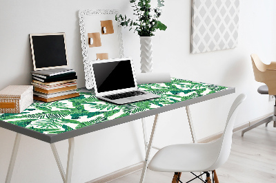 Desk pad tropical leaf