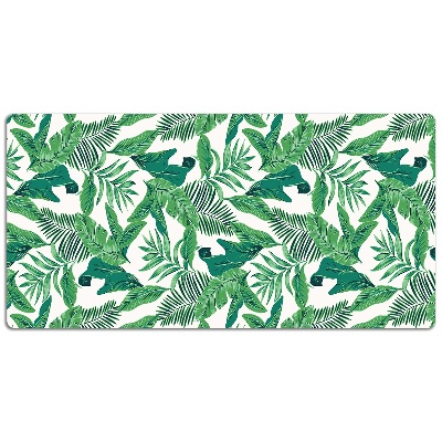 Desk pad tropical leaf