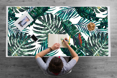 Large desk mat for children monstera