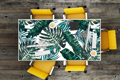 Large desk mat for children monstera