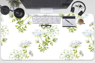 Full desk protector delicate flowers