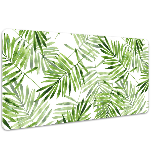 Desk pad watercolor leaves