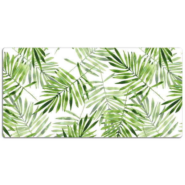 Desk pad watercolor leaves