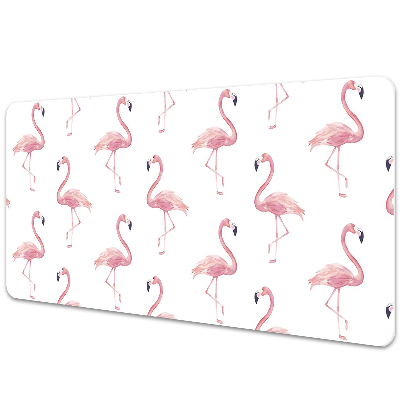 Large desk mat for children Flamingos