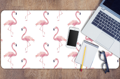 Large desk mat for children Flamingos