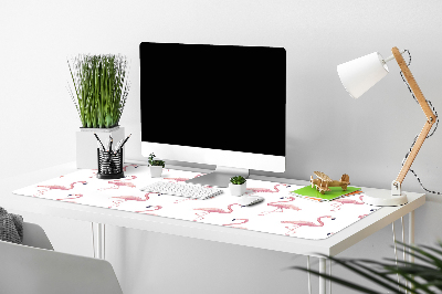 Large desk mat for children Flamingos