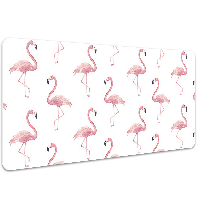 Large desk mat for children Flamingos