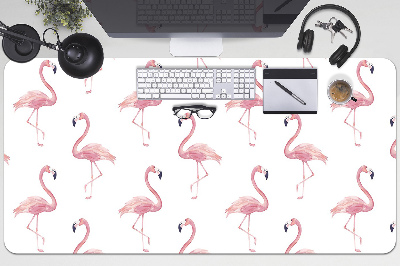 Large desk mat for children Flamingos