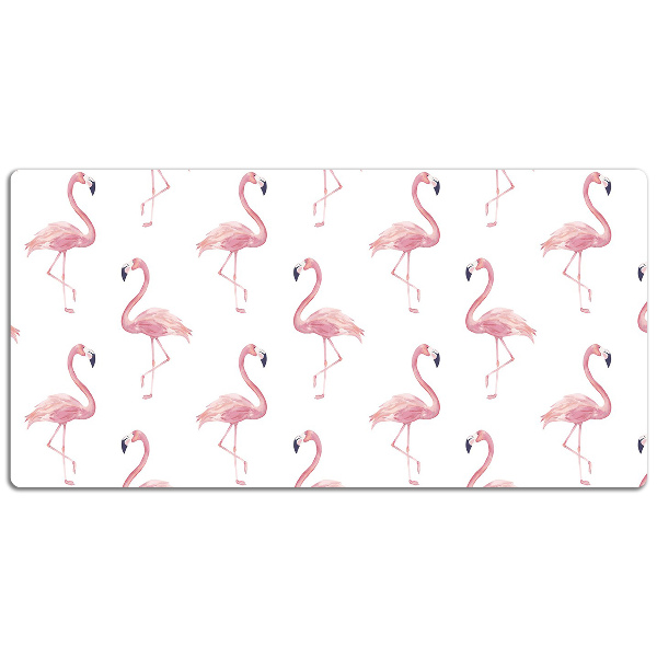 Large desk mat for children Flamingos