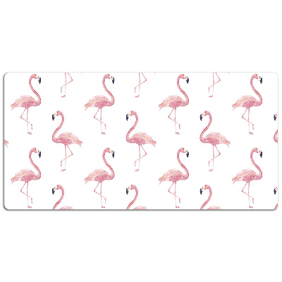 Large desk mat for children Flamingos