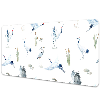 Large desk mat for children herons