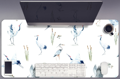 Large desk mat for children herons