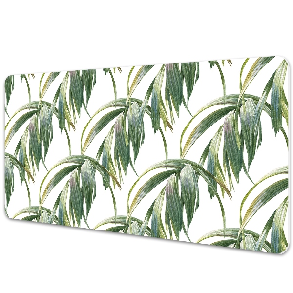 Large desk mat table protector long leaves