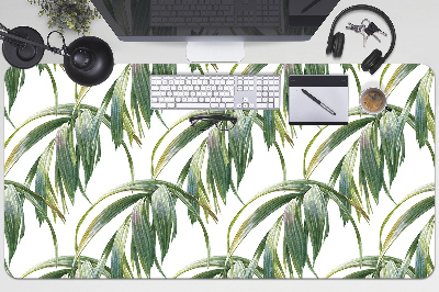 Large desk mat table protector long leaves