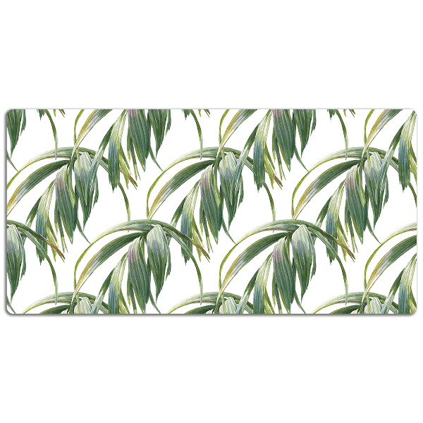 Large desk mat table protector long leaves