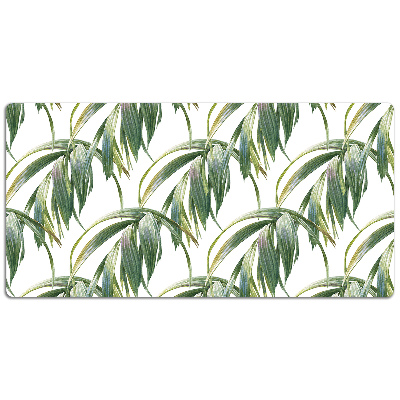 Large desk mat table protector long leaves