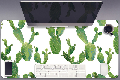 Large desk mat for children cacti