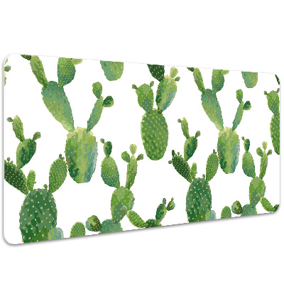 Large desk mat for children cacti