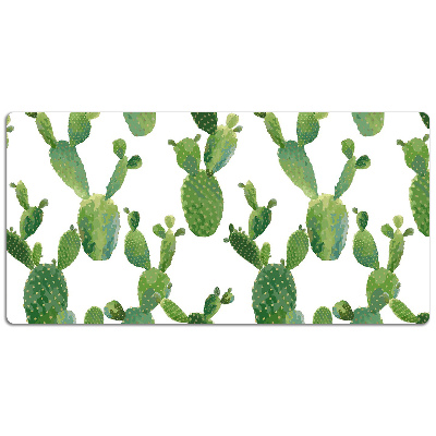 Large desk mat for children cacti