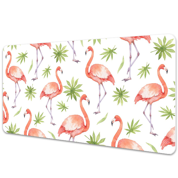 Large desk mat for children Flamingos