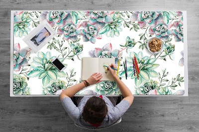 Full desk pad watercolor Flower