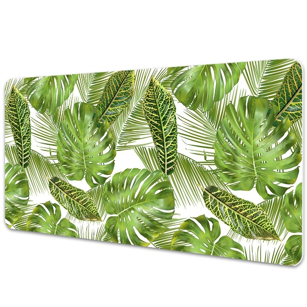 Full desk pad tropical leaves