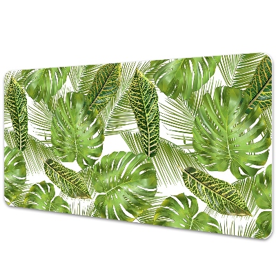 Full desk pad tropical leaves