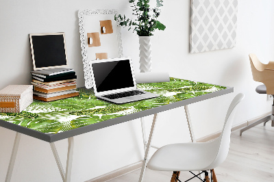 Full desk pad tropical leaves