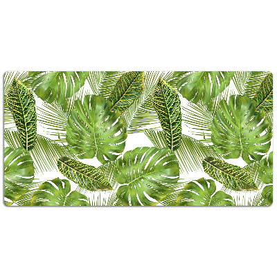 Full desk pad tropical leaves