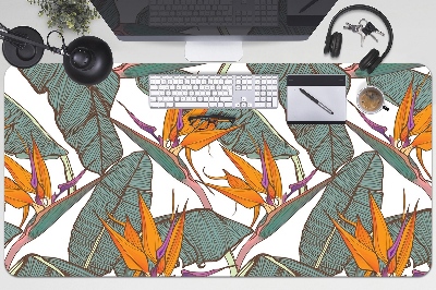 Large desk mat for children Tropical