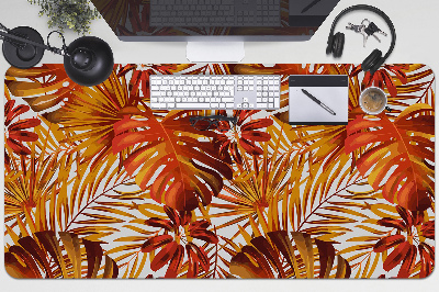 Full desk mat fiery leaves