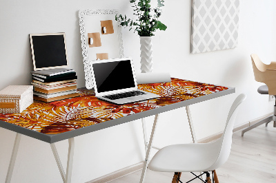 Full desk mat fiery leaves