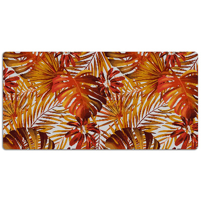 Full desk mat fiery leaves