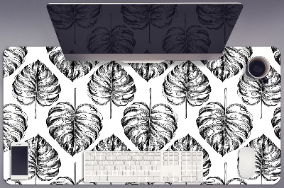 Large desk mat for children monstera