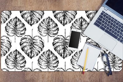 Large desk mat for children monstera