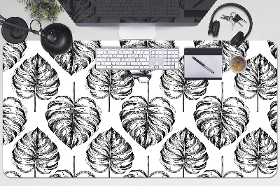 Large desk mat for children monstera