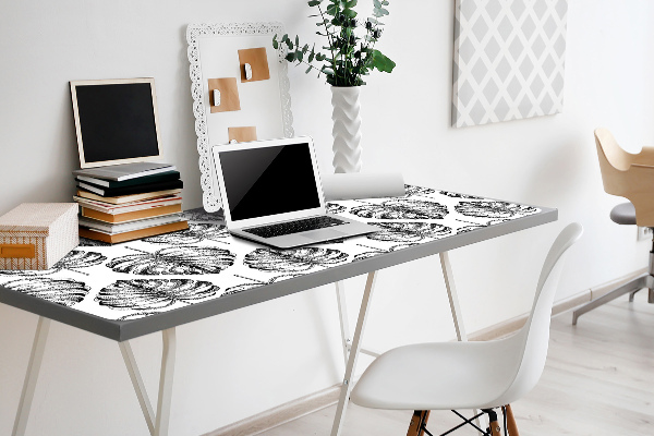 Large desk mat for children monstera