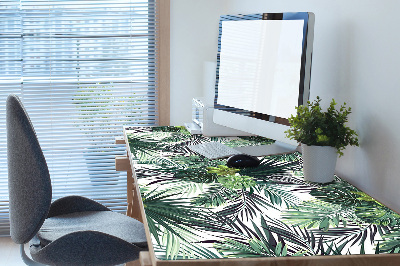 Full desk mat Green leaves