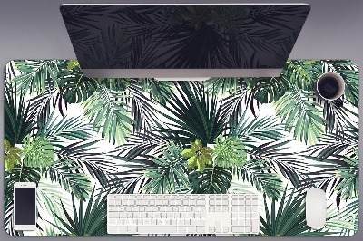 Full desk mat Green leaves